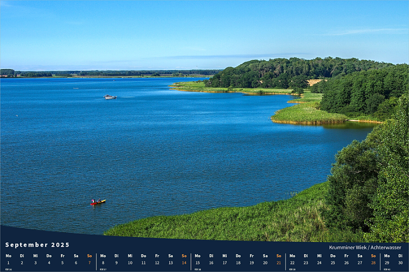 Kalender Insel Usedom September