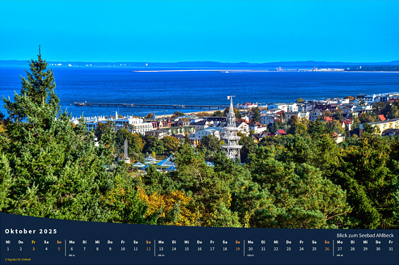 Kalender Insel Usedom Oktober