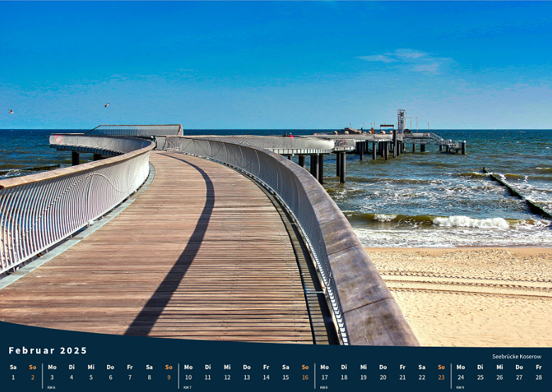 Kalender Insel Usedom Februar