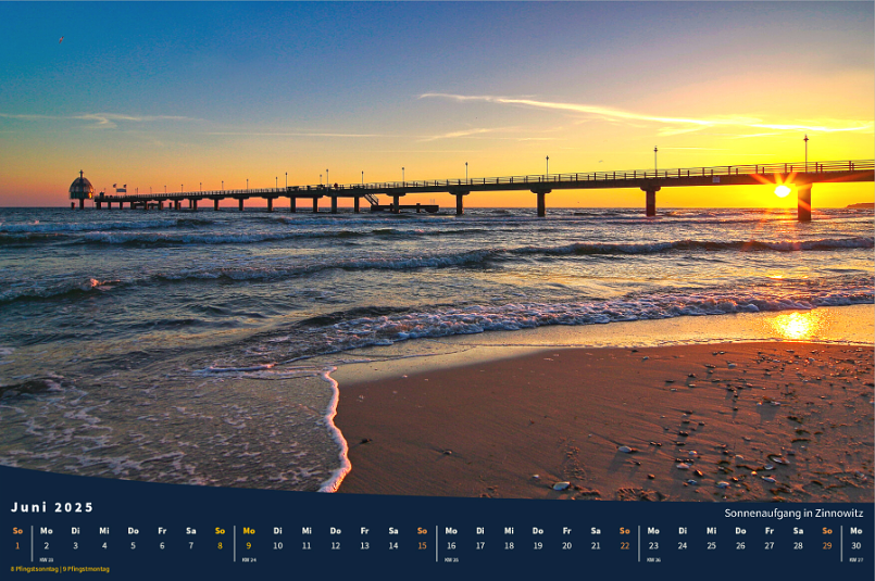 Kalender Insel Usedom Juni